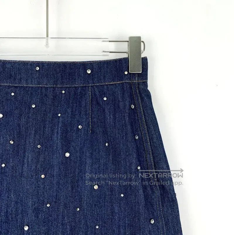 Miu Miu Miu Miu Denim Skirt with Decorative Elements . Size 23" - 3 Thumbnail