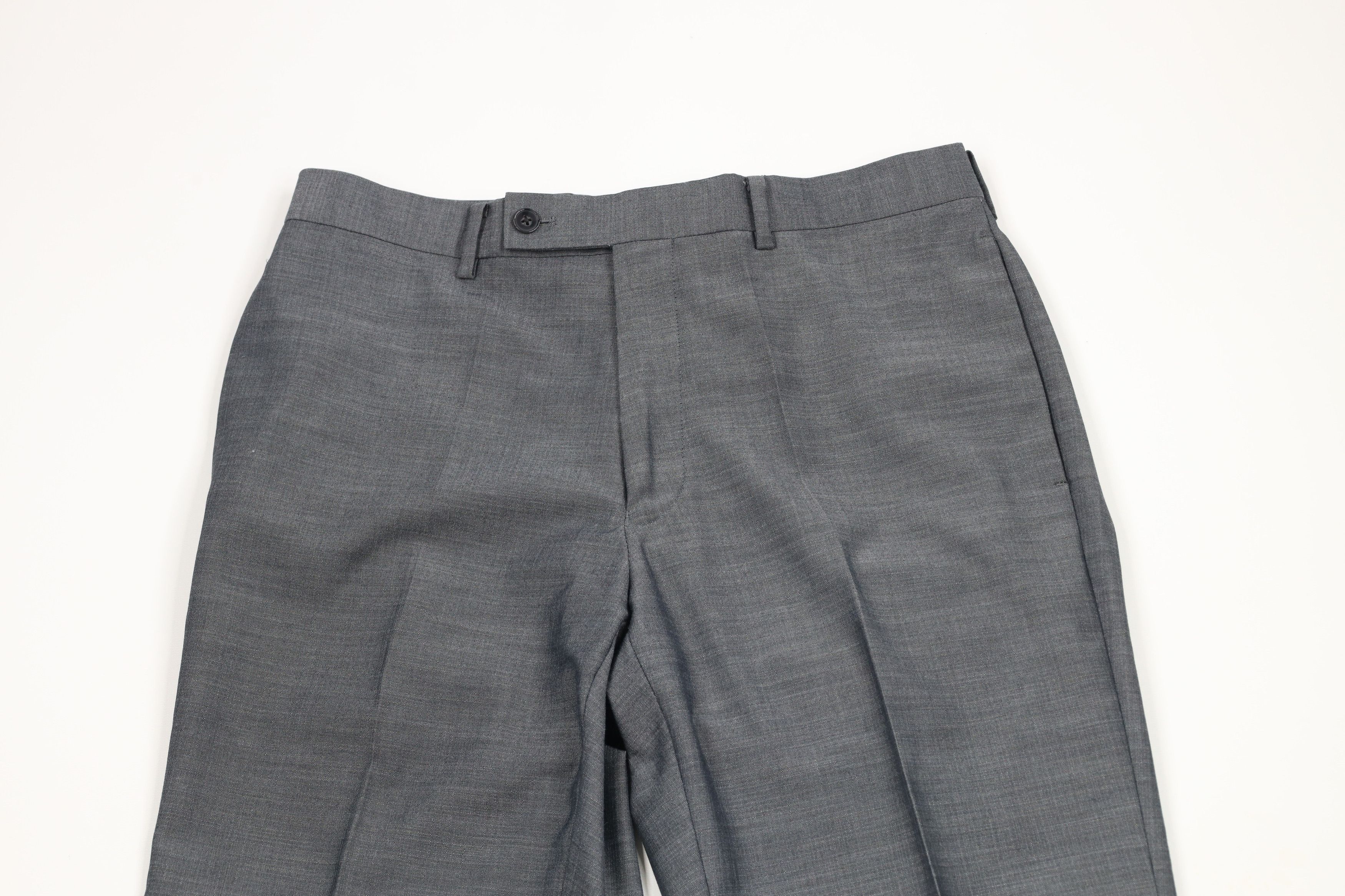 Calvin Klein Calvin Klein Slim Fit Linen Blend Chambray 2 Piece Suit Size 38S - 12 Thumbnail