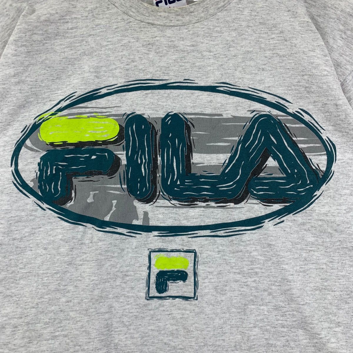Fila Vintage 90’ FILA SPORTSWEAR Made In USA Baggy Tee Shirt Size L / US 10 / IT 46 - 3 Thumbnail