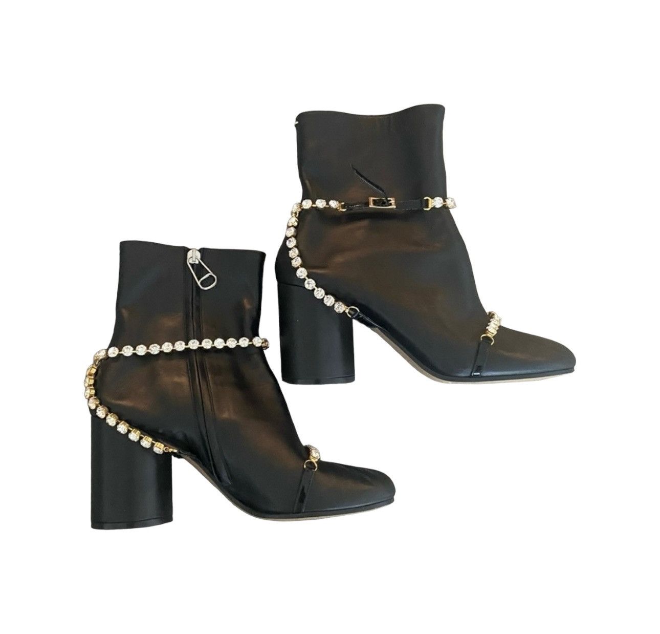 Maison Margiela Maison margiela leather rhinestone boots Size US 9 / IT 39 - 3 Thumbnail