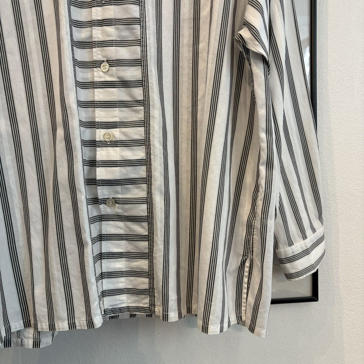 Kansai Yamamoto KANSAI YAMAMOTO STRIPED GEOMETRIC SHIRT Size US M / EU 48-50 / 2 - 3 Thumbnail