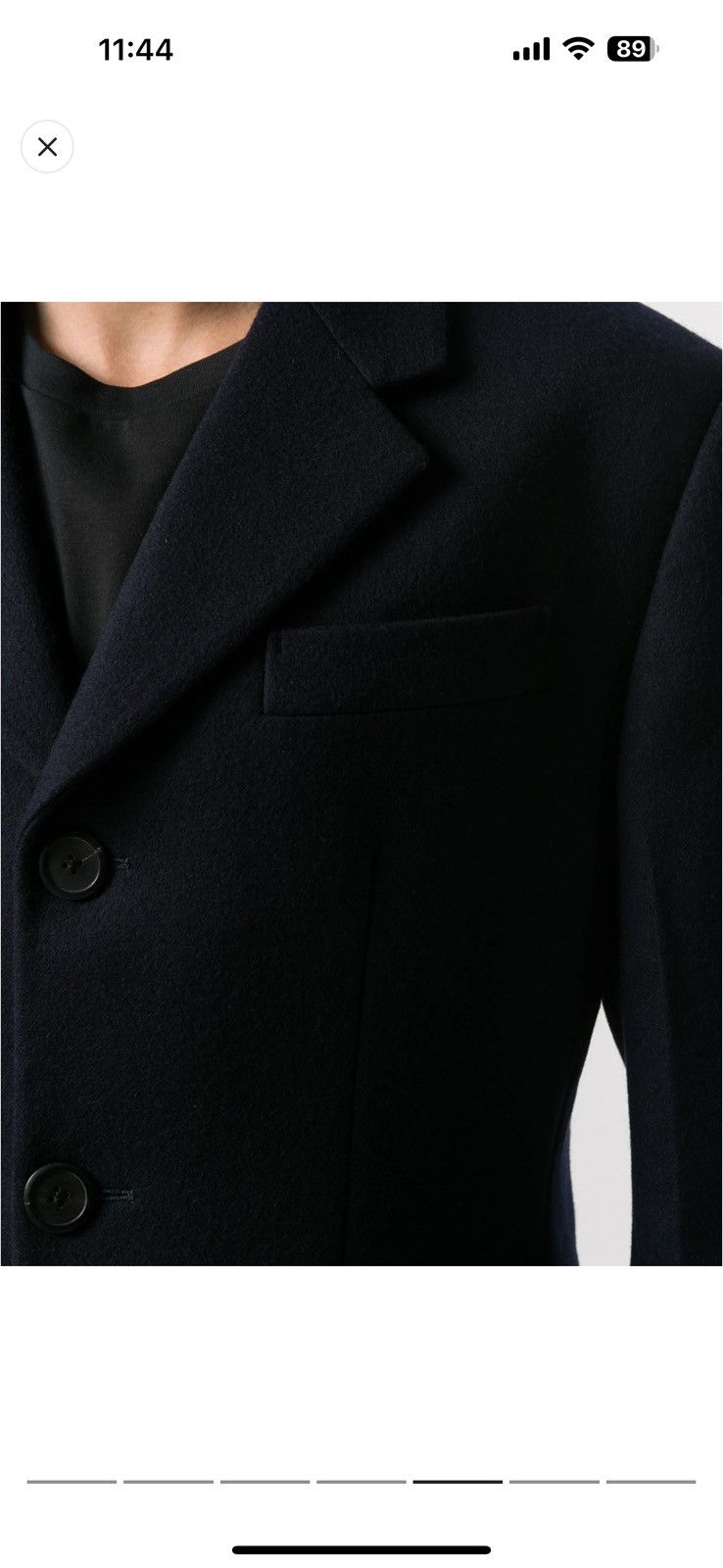 Prada Unworn new Prada Navy Blue heavy wool blazer Size 52R - 11 Thumbnail