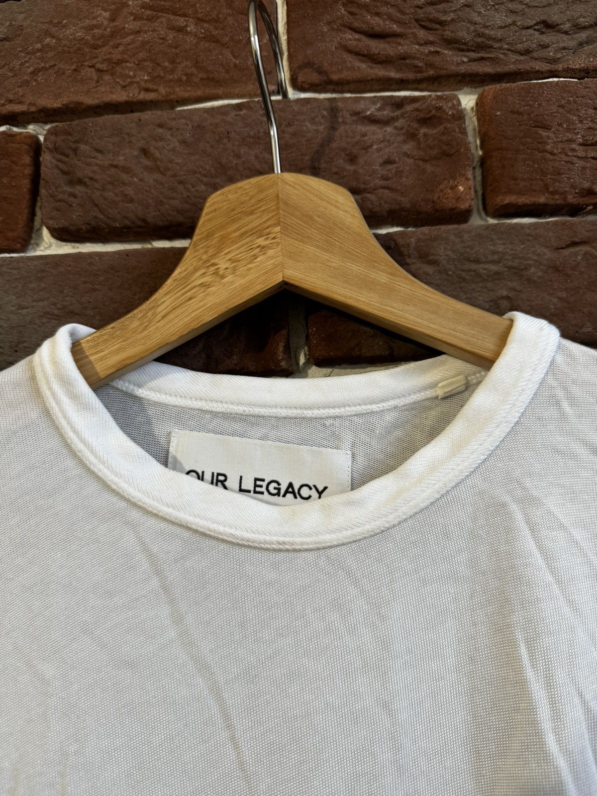 Our Legacy Our Legacy SS15 Metal White Ignition Rare XL White tee Hype Size US XL / EU 56 / 4 - 3 Thumbnail