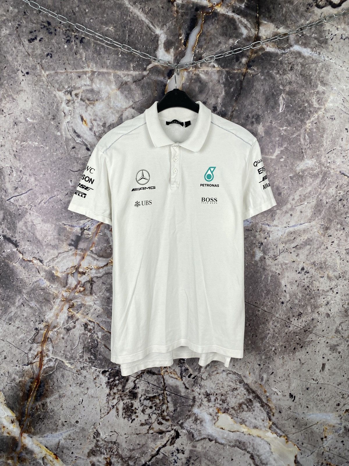 Formula 1 × Hugo Boss Men’s AMG Petronas Formula One Polo Shirt Size XL Size US XL / EU 56 / 4 - 1 Thumbnail