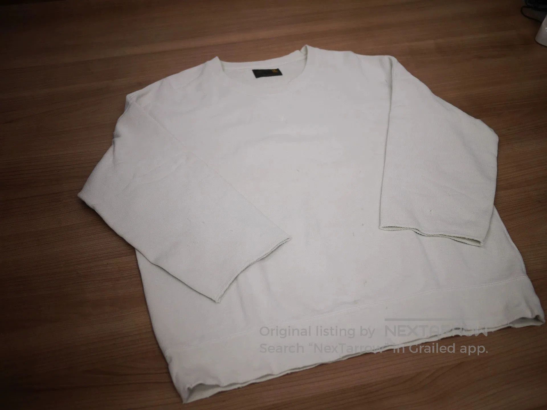 Visvim White Long-Sleeve Sweatshirt Size L. Size US L / EU 52-54 / 3 - 2 Thumbnail