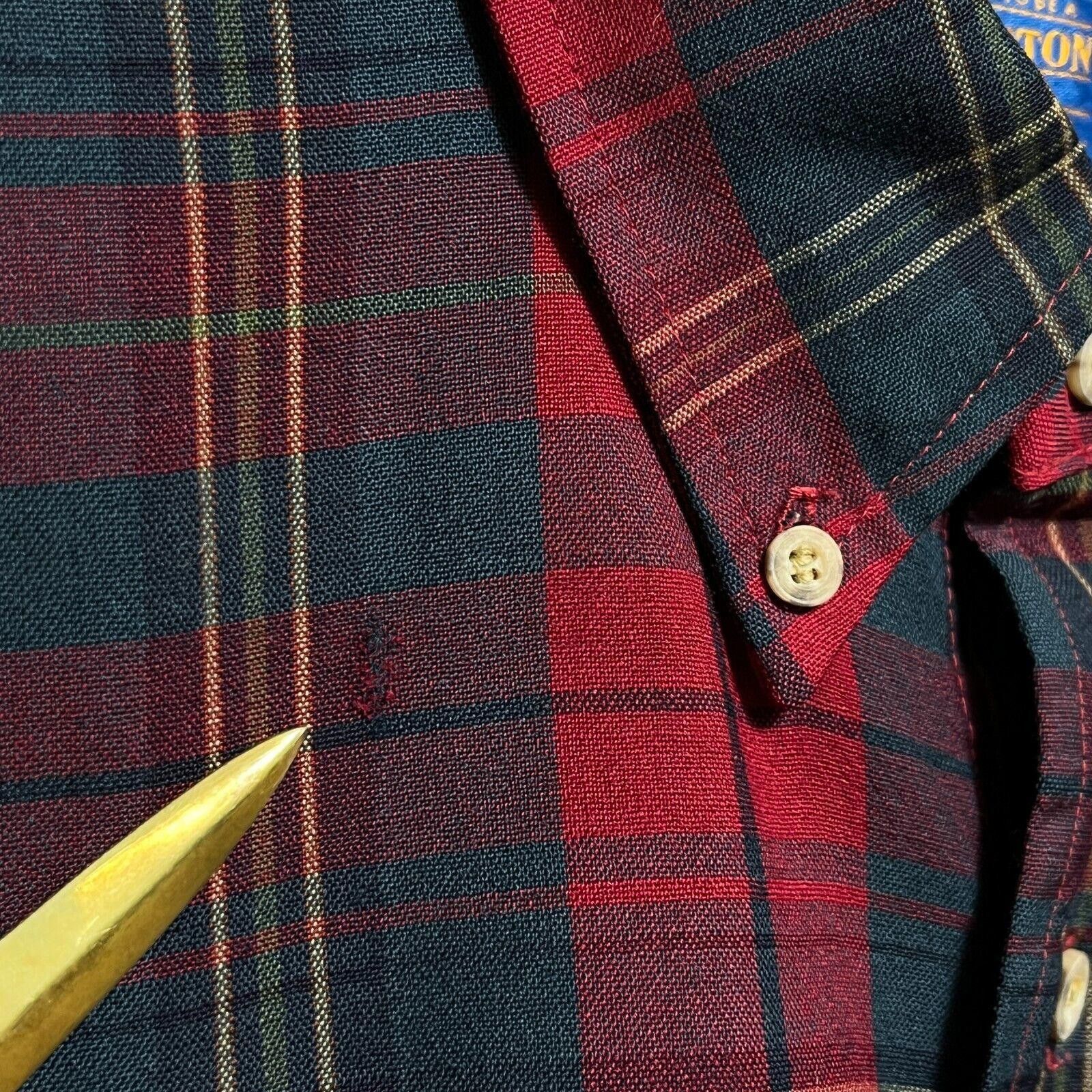 Pendleton × Vintage Vintage 90s Sir Pendleton Plaid Wool Button Shirt Size XL Size US XL / EU 56 / 4 - 6 Thumbnail