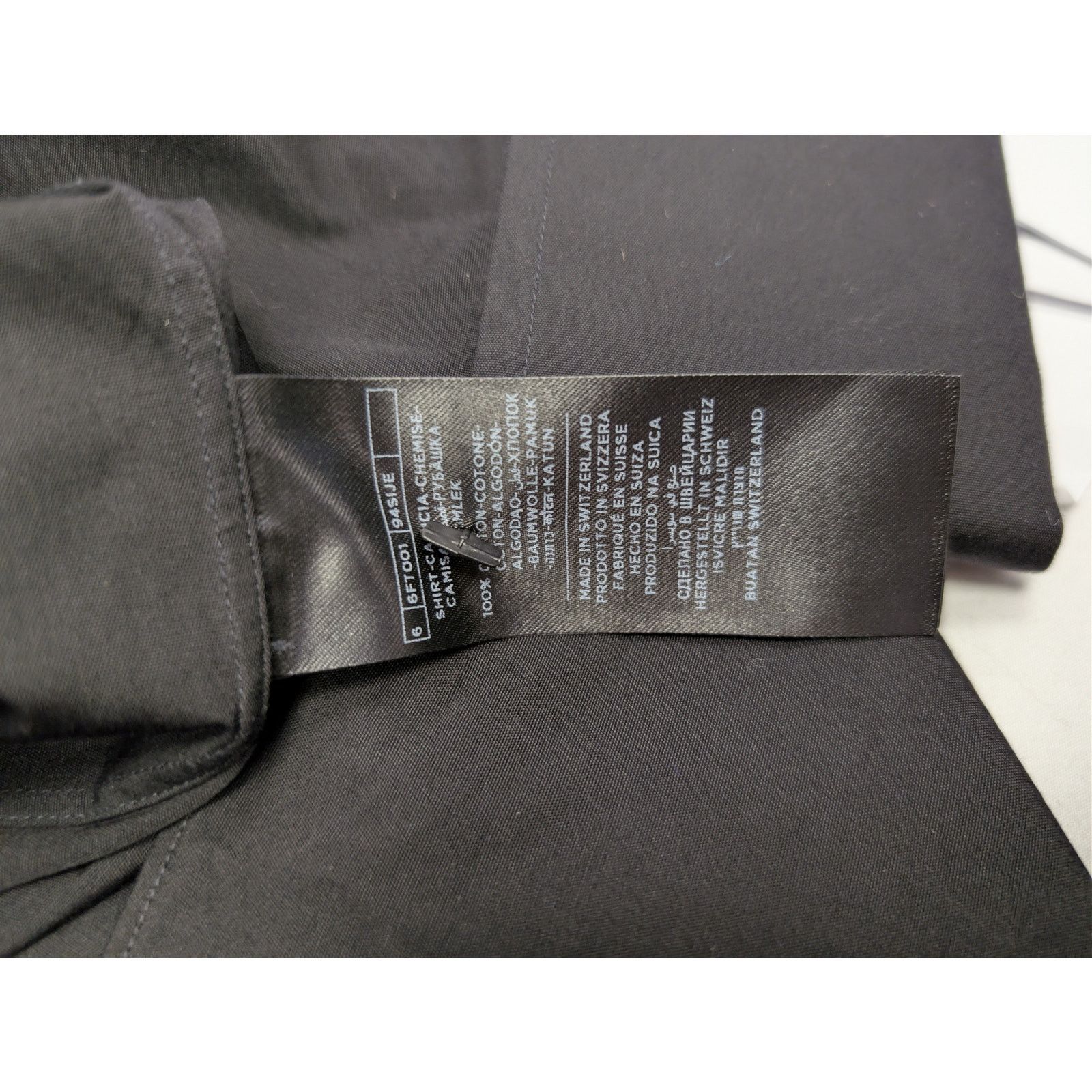 Tom Ford o1rshd1 CC20 Cocktail Voile slim-fit evening shirt in Black Size US M / EU 48-50 / 2 - 16 Thumbnail