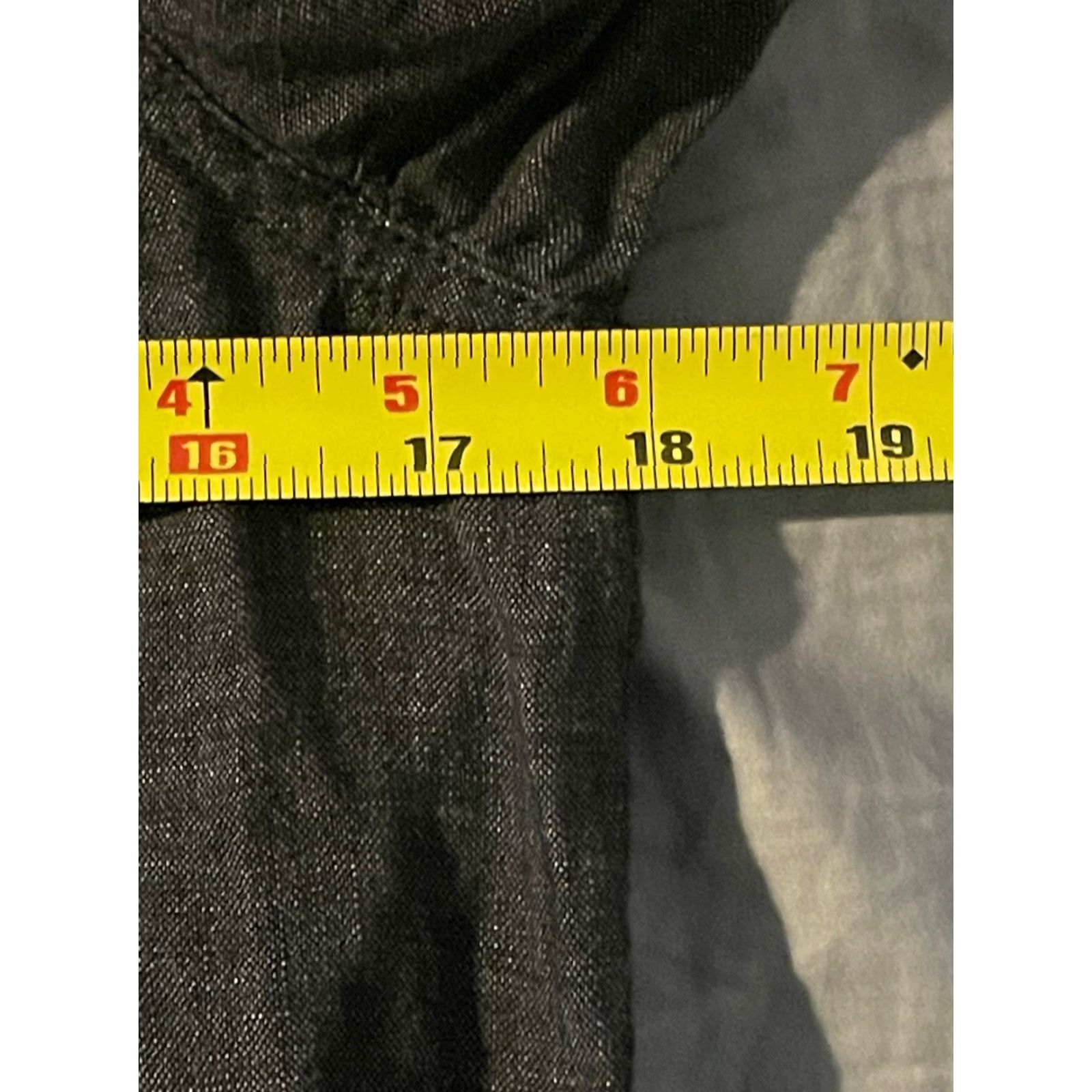 Eileen Fisher Eileen Fisher Dress 3/4 Sleeve Organic Linen Henley Gray XXS Size XXS / US 00 / IT 34 - 5 Thumbnail