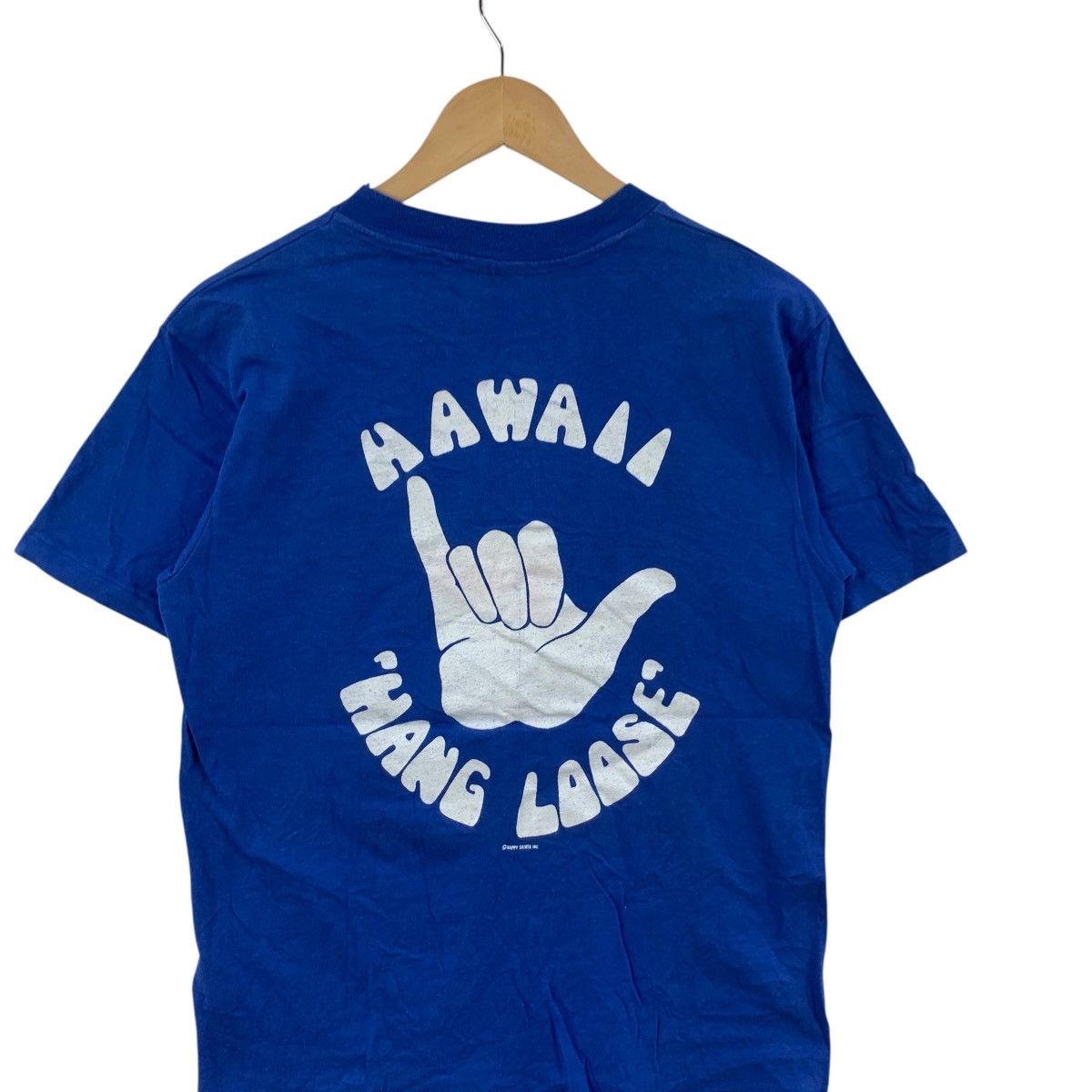 Vintage Vintage 90s HAWAII HANG LOOSE Surf Beach Tee Shirt Top Hand Size US M / EU 48-50 / 2 - 7 Thumbnail
