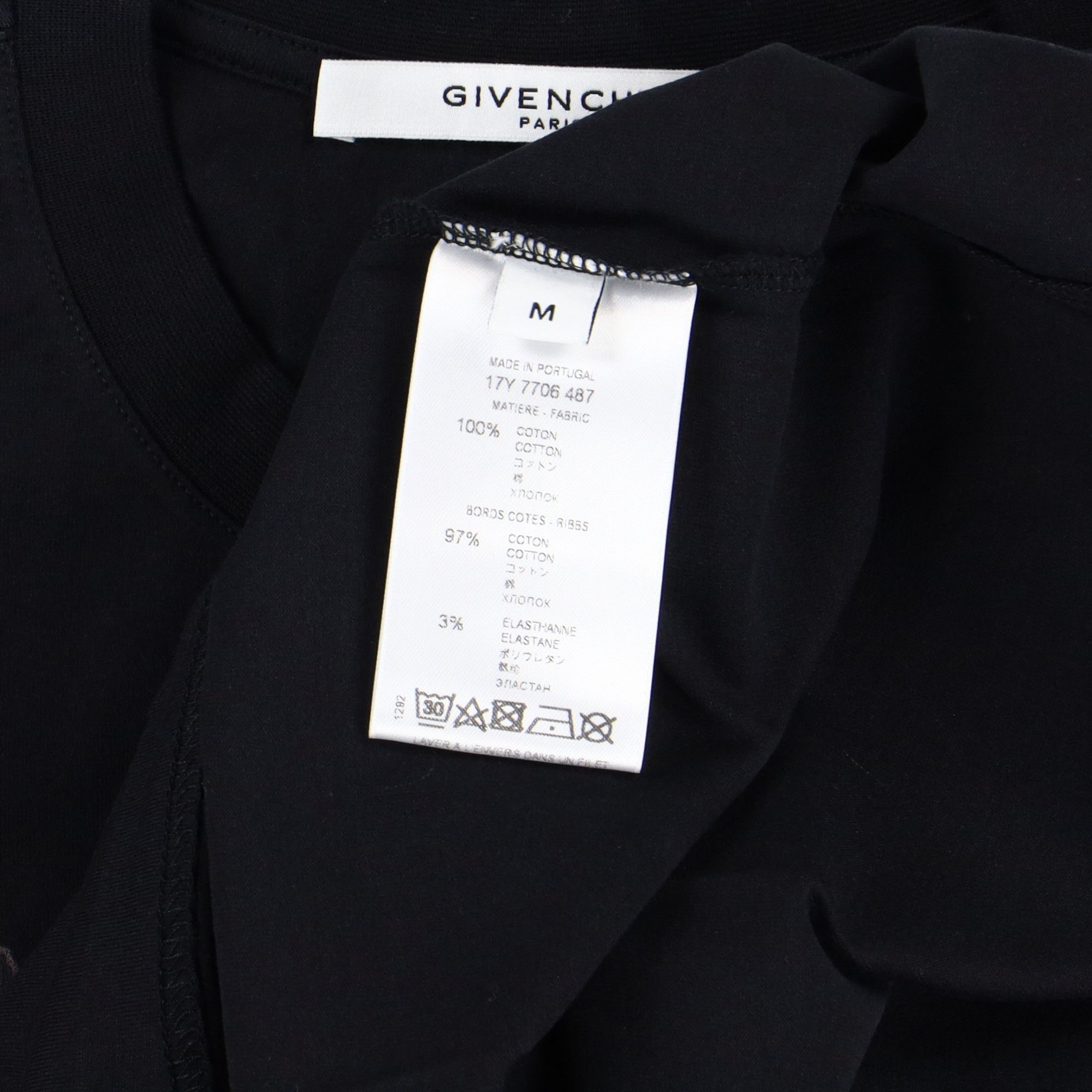Givenchy Black Aztec Rottweiler Print T-Shirt Size M / US 6-8 / IT 42-44 - 7 Thumbnail