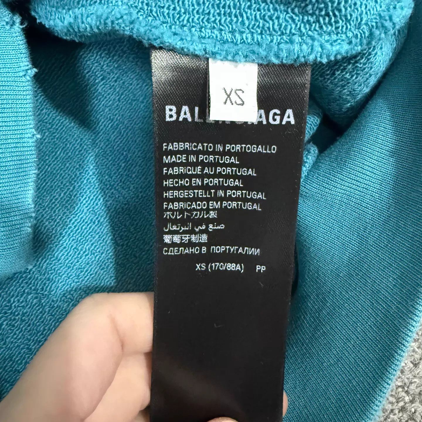 Balenciaga Balenciaga Lake Blue Drop Shoulder Zip-Up Hoodie XL 99 new Size US XS / EU 42 / 0 - 4 Thumbnail
