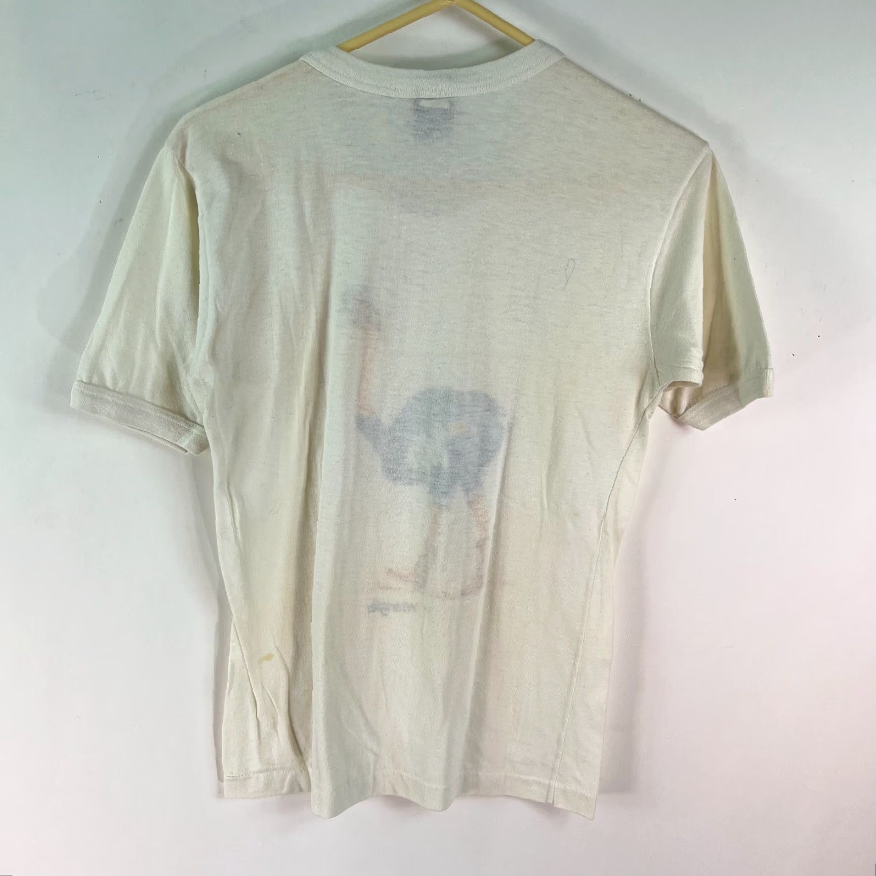 Wrangler Vintage Wrapid Transit From Wrangler Womens Graphic Pullover White T Shirt SZ L Size L / US 10 / IT 46 - 3 Thumbnail