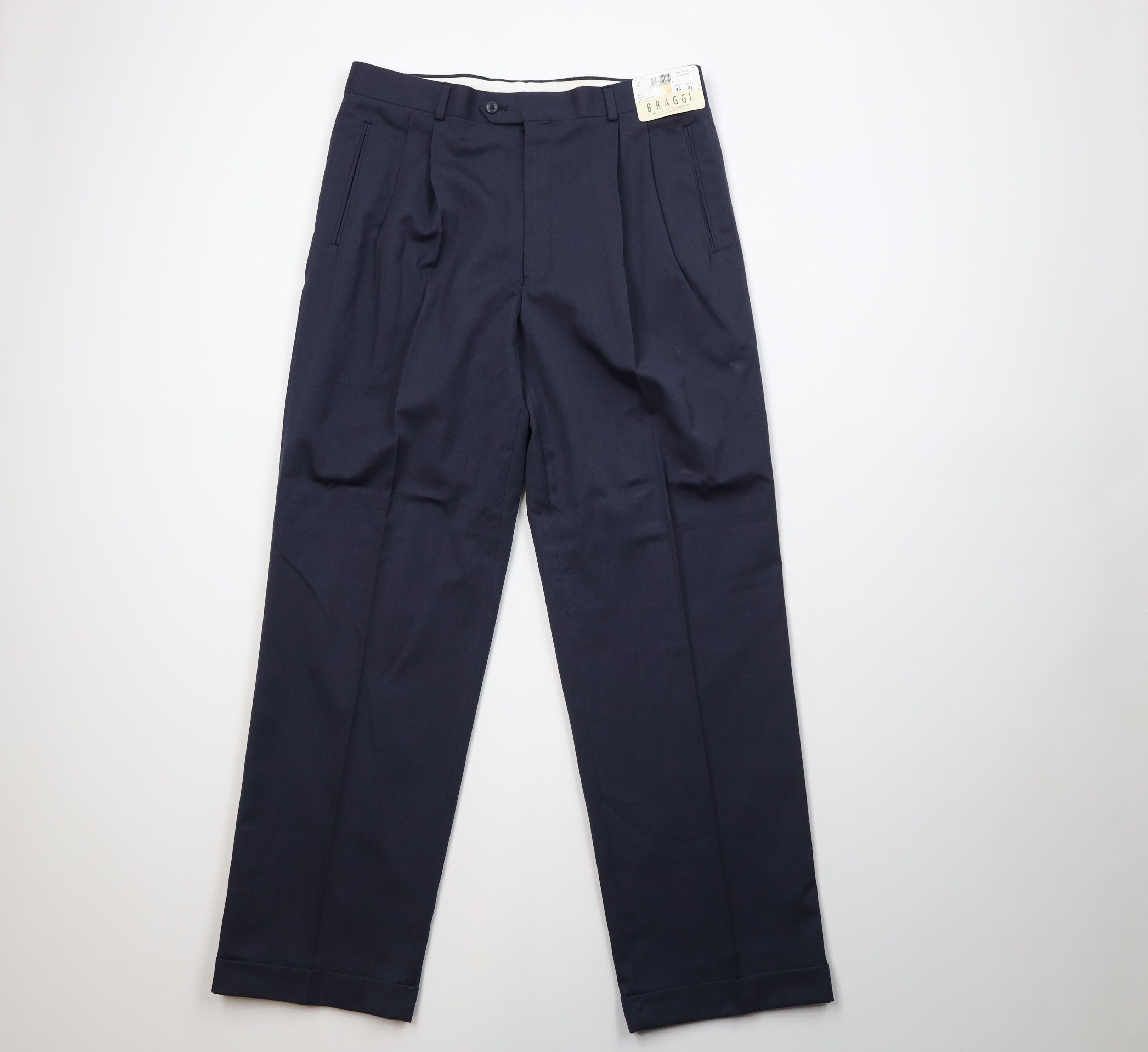 Vintage Deadstock Vintage 90s Streetwear Wide Leg Chino Pants Size US 36 / EU 52 - 1 Thumbnail