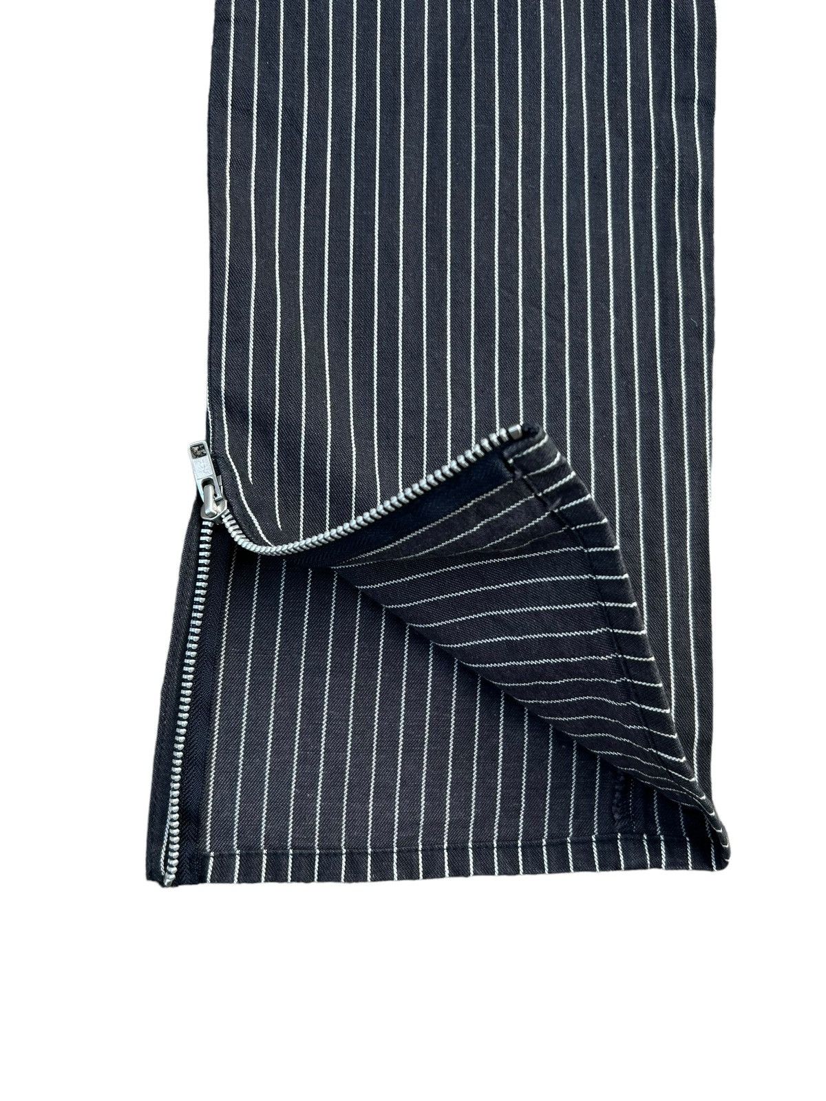 Designer Vintage Unknown Japan Brand Stripe Knee Patch Pant Size US 31 - 6 Thumbnail
