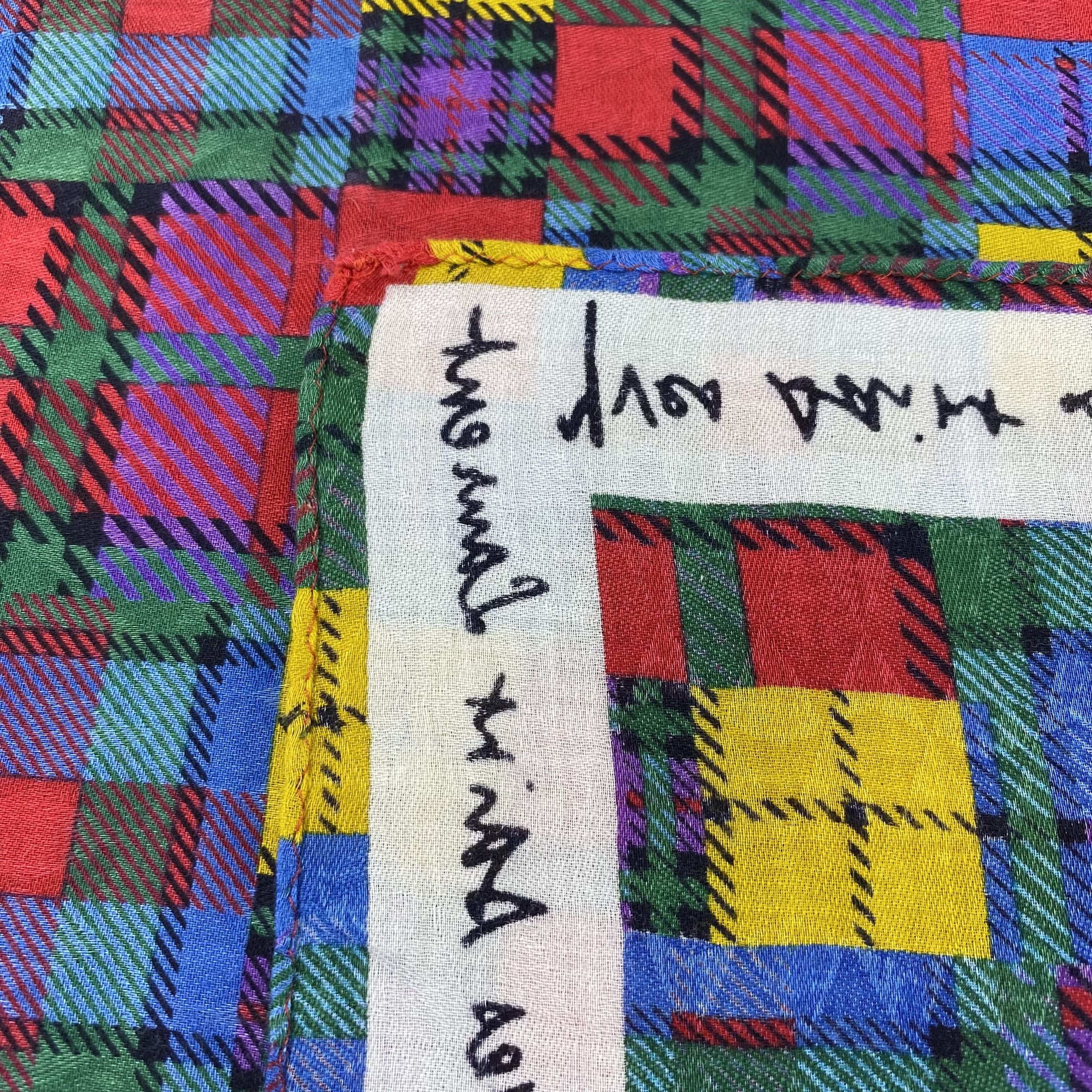 Vintage × Yves Saint Laurent Yves Saint Laurent Handkerchief / Bandana /Neckerchief-B1489 Size ONE SIZE - 7 Thumbnail