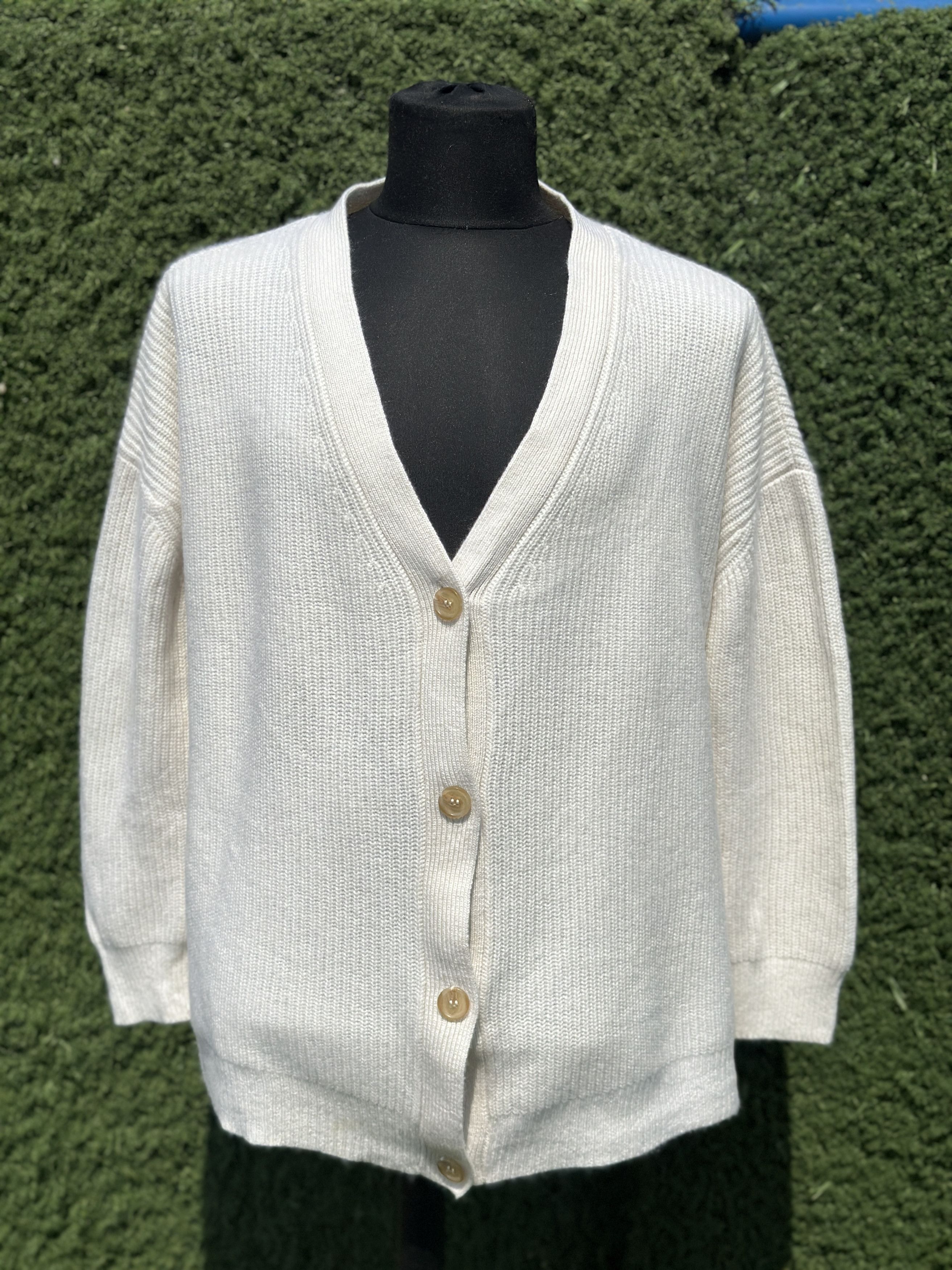 Other Jenni Kayne Knit Cocoon Cardigan Pure Cashmere Ivory Size XL Size XL / US 12-14 / IT 48-50 - 13 Thumbnail
