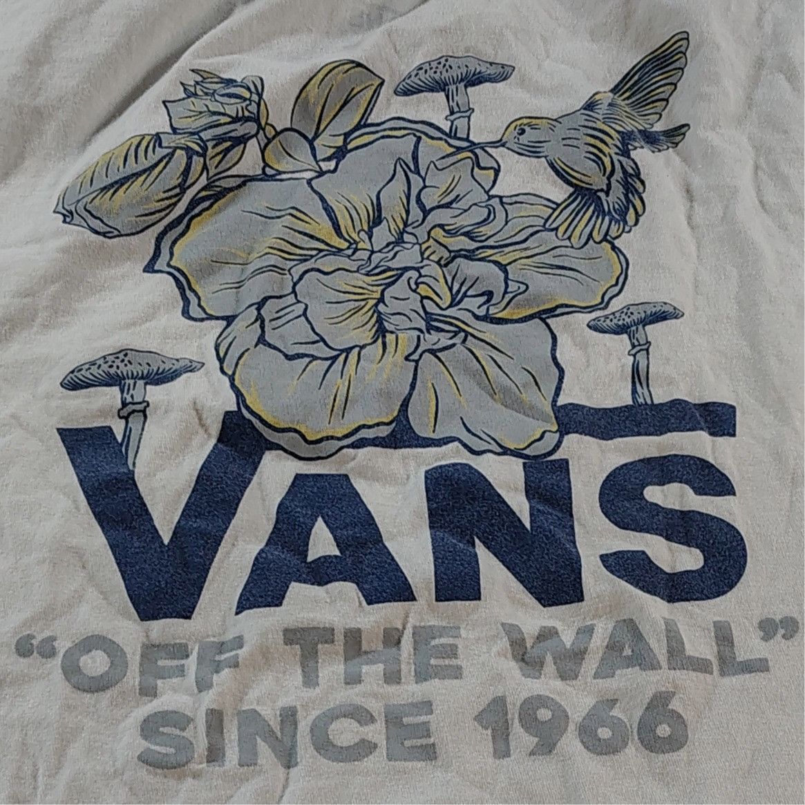 Vans Men's Large White Vans Off The Wall Since 1966 T-Shirt Size US L / EU 52-54 / 3 - 3 Thumbnail