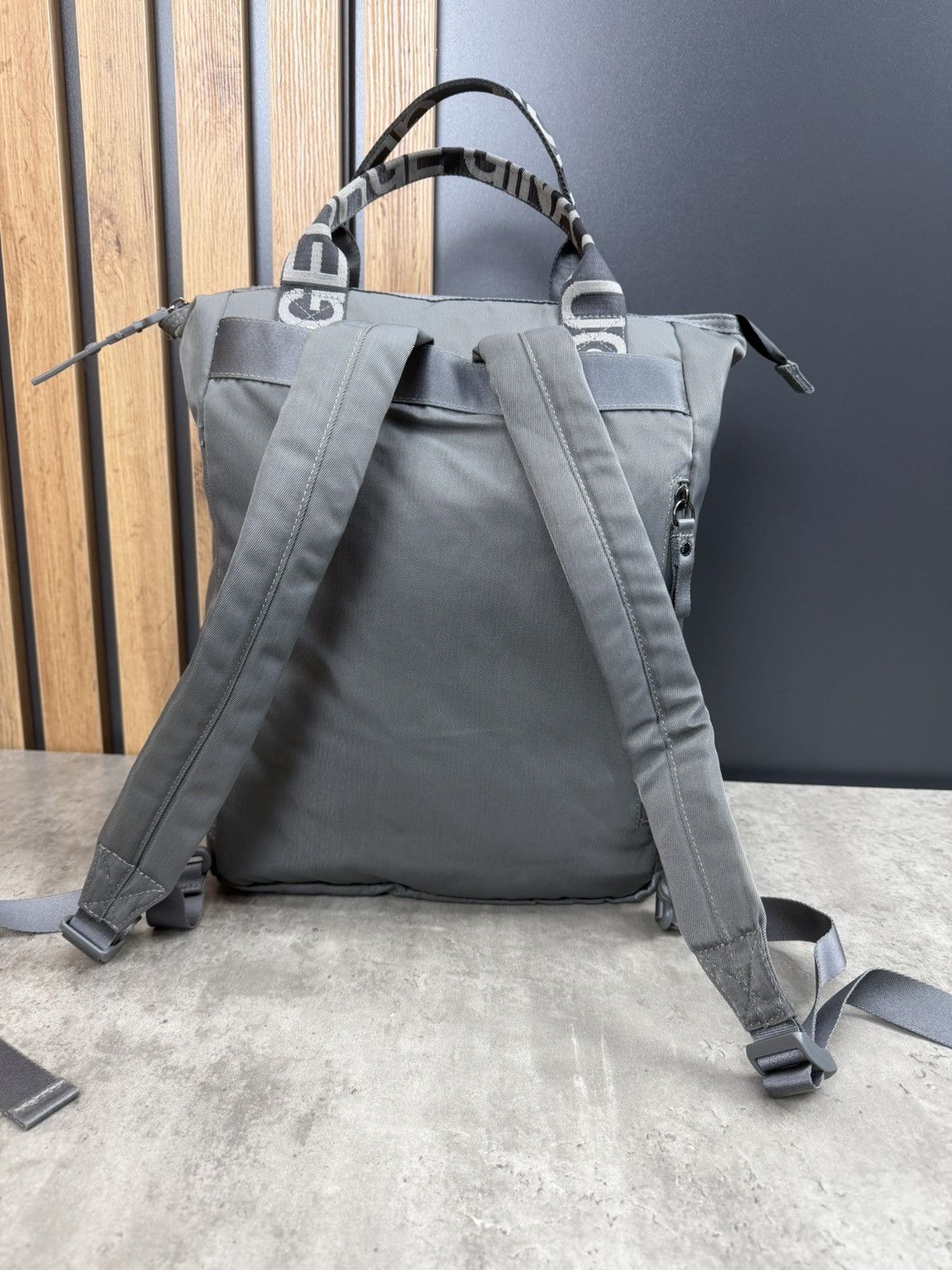 Vintage George Gina & Lucy Monokissed Gray Backpack Size ONE SIZE - 6 Thumbnail