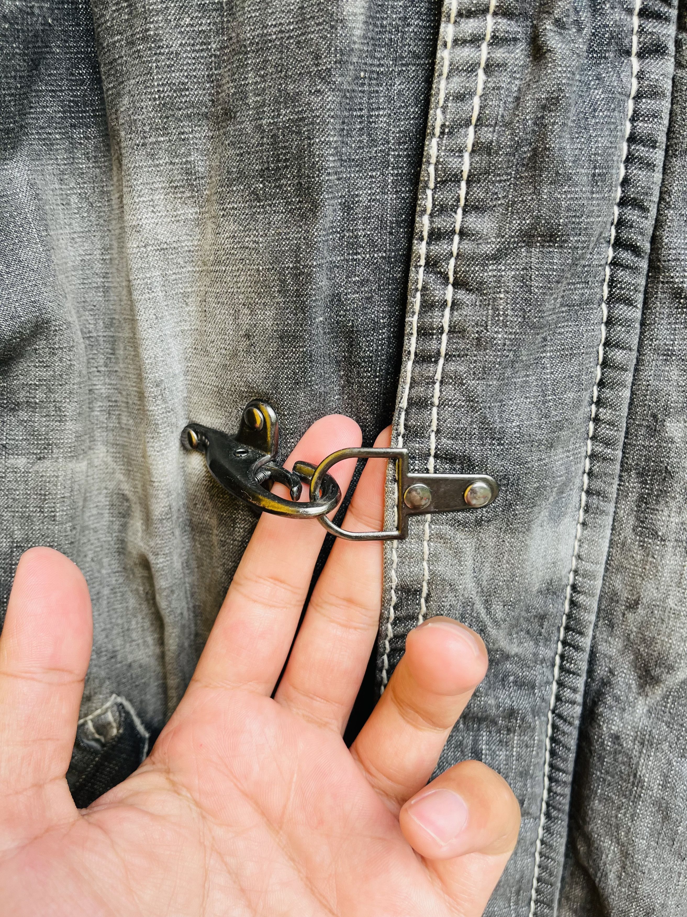 Japanese Brand × Vintage Vintage Allix Design Hook Metal Zipper Hip Hop Fashion Style Size US L / EU 52-54 / 3 - 7 Thumbnail