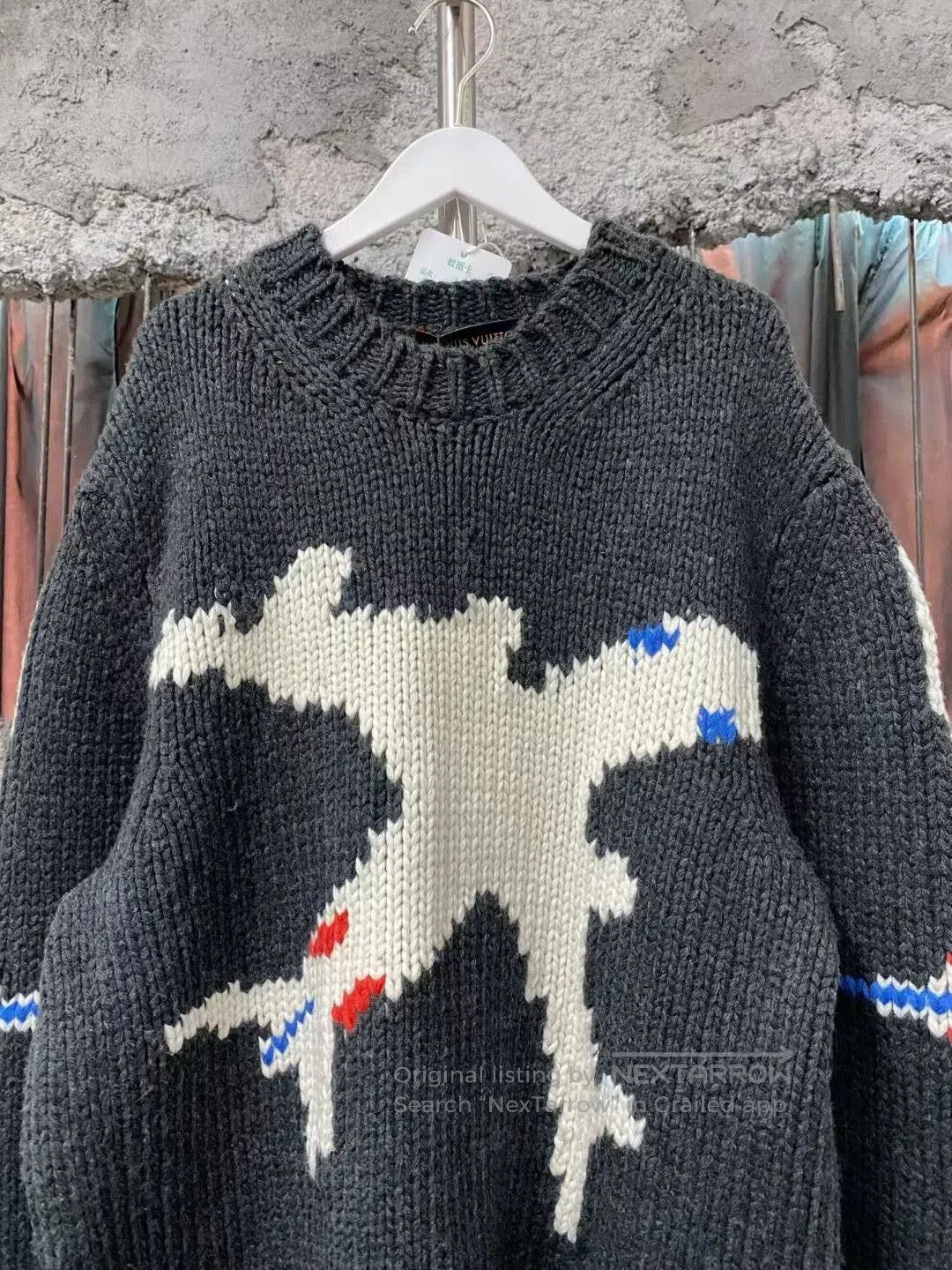 Louis Vuitton louis vuitton airplane pattern knit sweater. Size US L / EU 52-54 / 3 - 3 Thumbnail