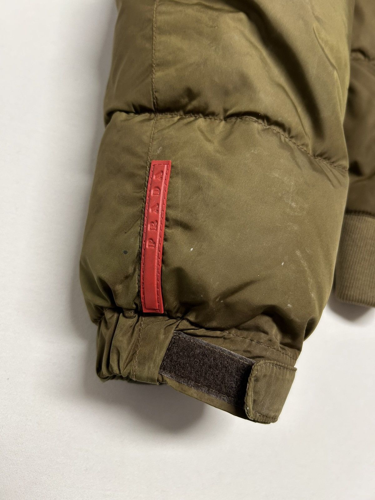 Prada FW2000 Shearling-Collar Puffer Bomber Size US L / EU 52-54 / 3 - 3 Thumbnail