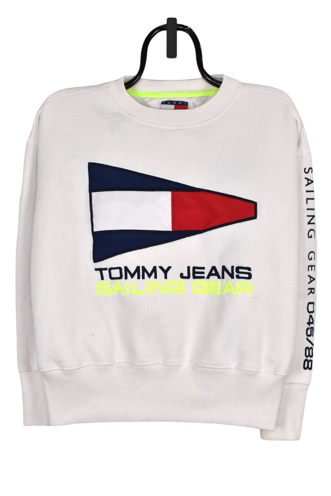 Tommy Hilfiger Modern Tommy Hilfiger sweatshirt (S), white crewneck Size US S / EU 44-46 / 1 - 1 Thumbnail
