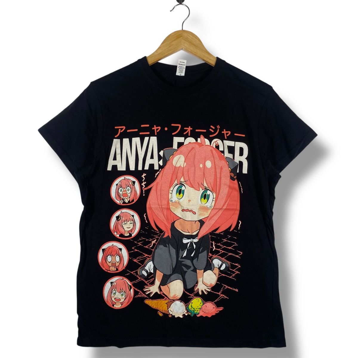 Anime SPY x FAMILY Anya Forger Graphic Anime Tee Shirt Medium Size Size US M / EU 48-50 / 2 - 1 Thumbnail