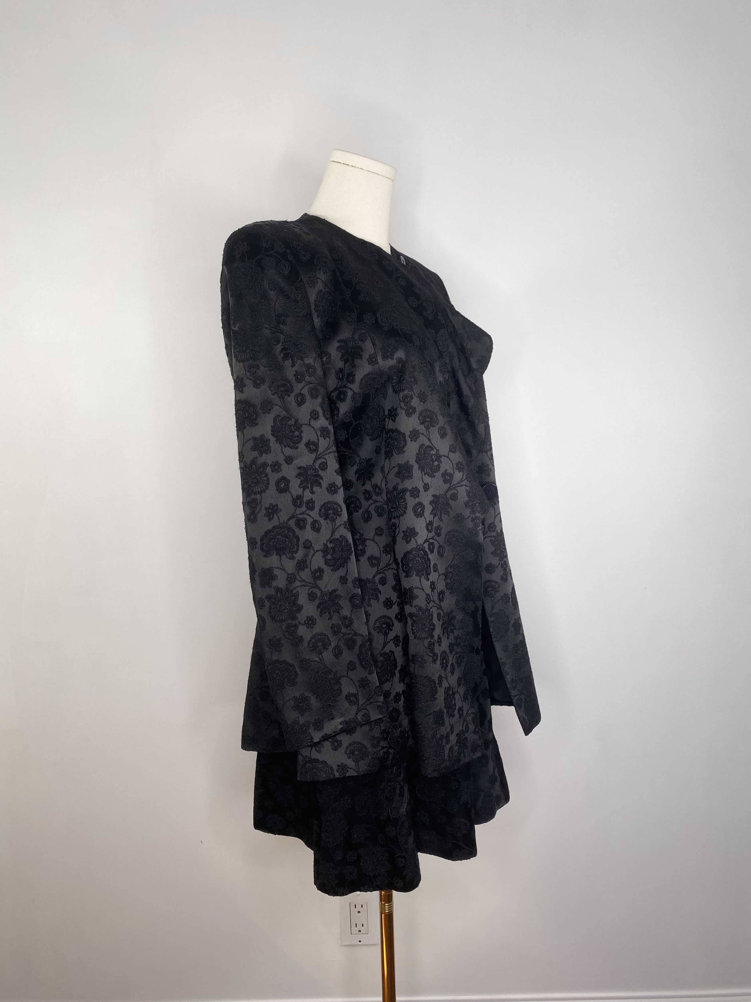 Giorgio Armani Giorgio Armani - Embroidered Black Two-Piece Suit Size S / US 4 / IT 40 - 8 Thumbnail