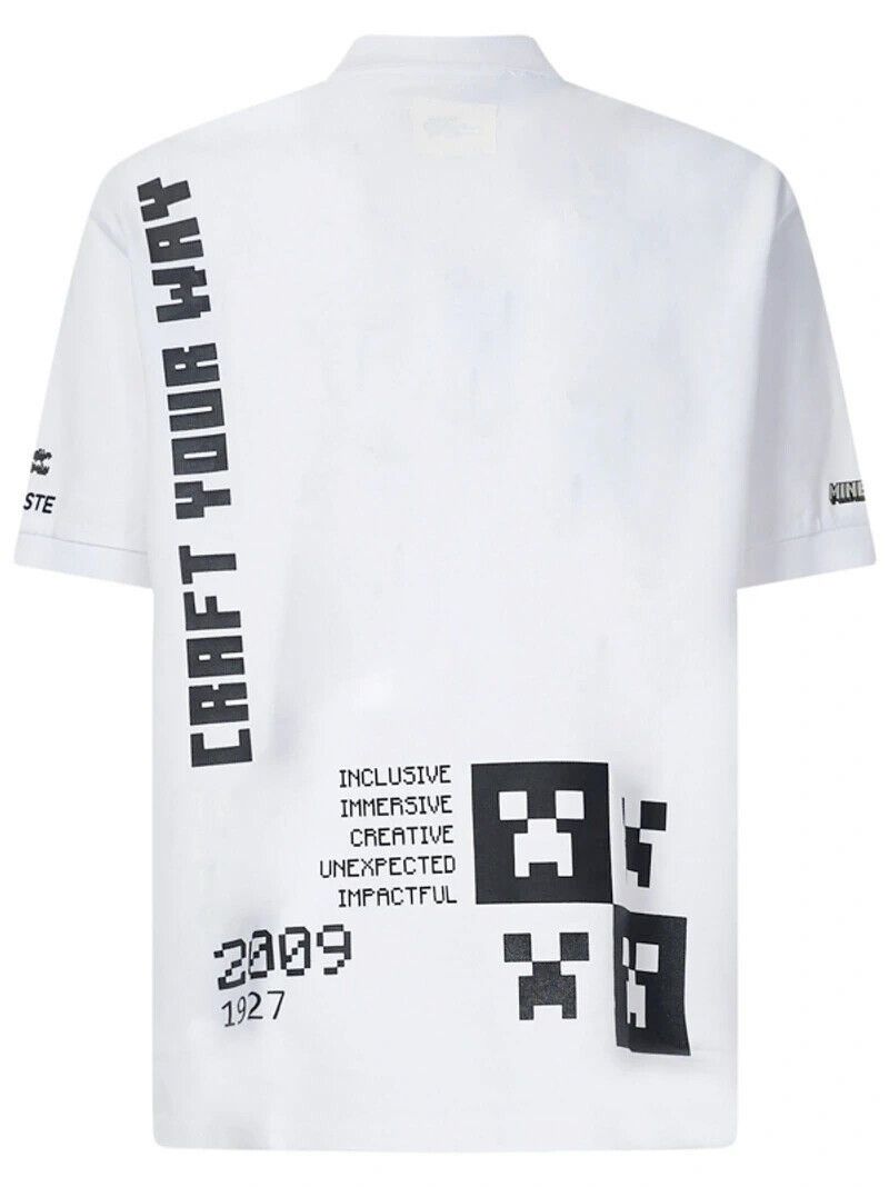 Lacoste 🇫🇷 Lacoste Minecraft Loose Fit Polo T-Shirt Made in France Size US XXL / EU 58 / 5 - 6 Thumbnail