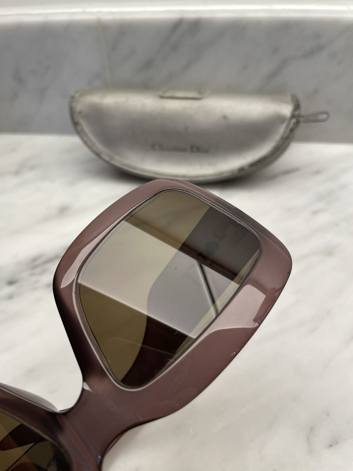 Dior Dior Xtralight 🔥 sunglasses beige with logo heart Size ONE SIZE - 8 Thumbnail