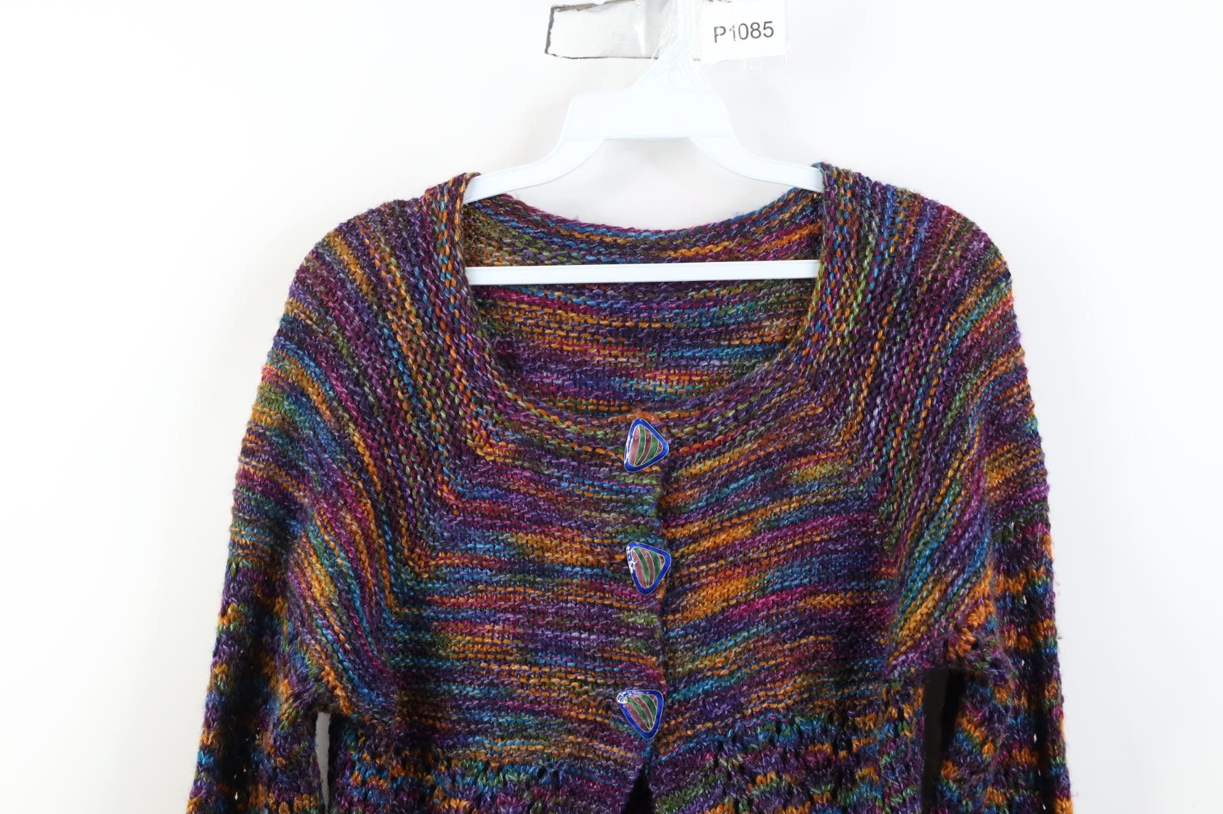 Vintage Vintage 90s Babydoll Bella Fairy Rainbow Sleeve Sweater Size S / US 4 / IT 40 - 2 Thumbnail