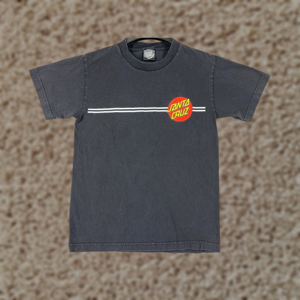 Vintage Santa Cruz Shirt Men M Black Short Sleeve Crew Neck Logo 90s California Graphic Print Vintage No Size US M / EU 48-50 / 2 - 1 Thumbnail