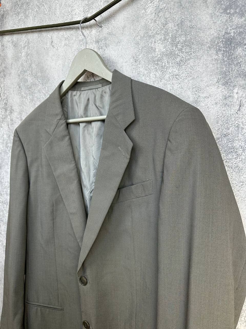 Giorgio Armani Giorgio Armani Le Collezioni Blazer Vintage Gray Wool Jacket Size 52L - 5 Thumbnail