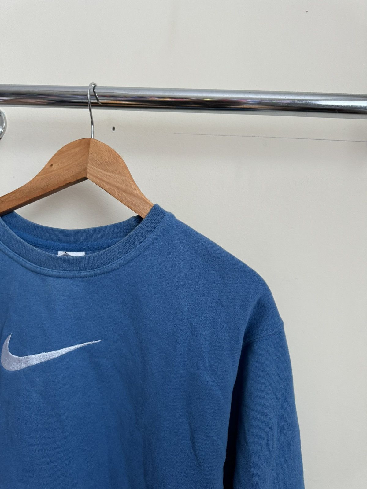 Nike × Vintage Vintage 90s Nike Big Logo Sweatshirt Size US M / EU 48-50 / 2 - 5 Thumbnail