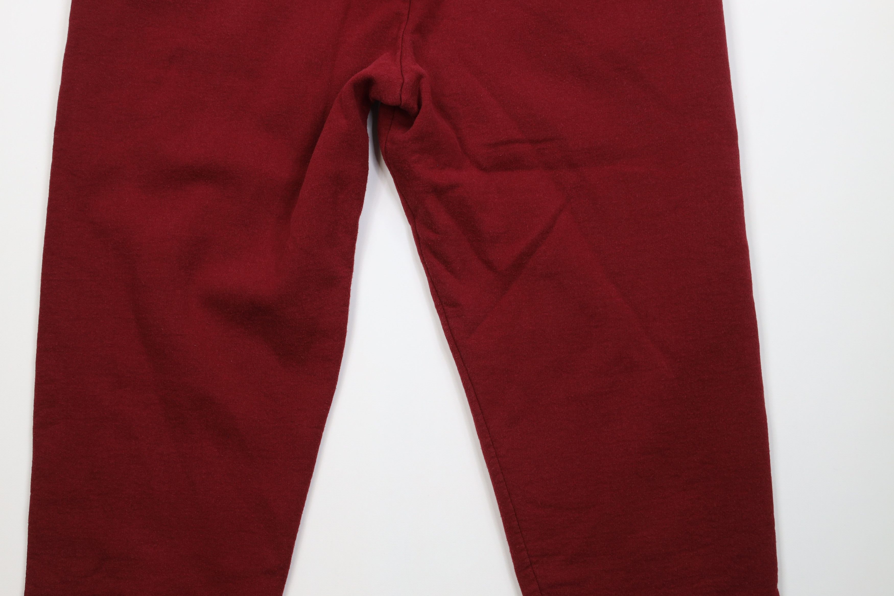 Vintage Vintage Y2K Streetwear Blank Sweatpants Pants Red Size US 38 / EU 54 - 13 Thumbnail