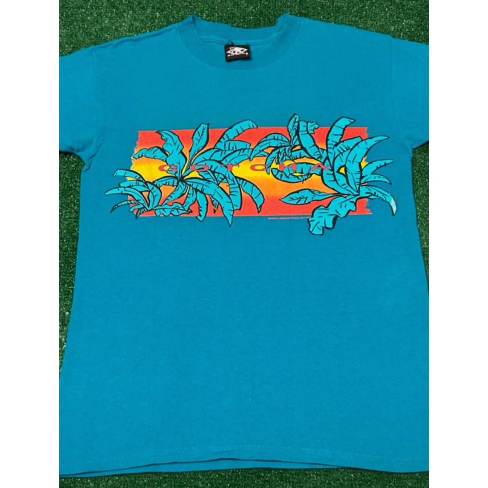 Gotcha VINTAGE Gotcha Shirt Double-Sided Surf 1992 Mens M Blue 90s USA Surfer Shirt Size US M / EU 48-50 / 2 - 4 Thumbnail