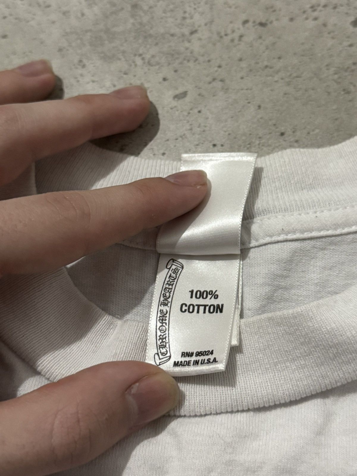 Chrome Hearts Chrome Hearts white long sleeve Size US S / EU 44-46 / 1 - 8 Thumbnail