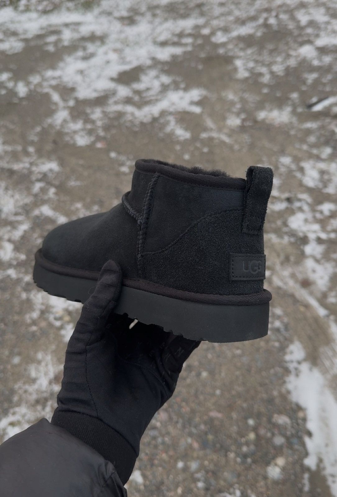 Ugg Women’s Black UGG Classic Mini Ultras, Size 9 Size US 9 / IT 39 - 2 Thumbnail