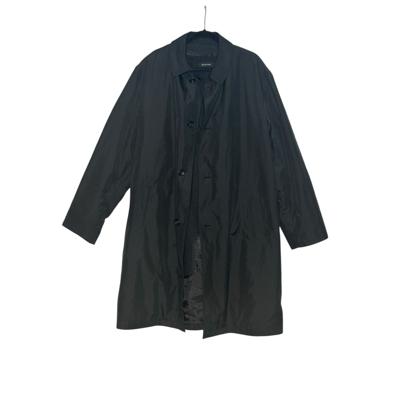 Milestone Milestone vintage black trench coat size 56 - XL Size US XL / EU 56 / 4 - 16 Thumbnail
