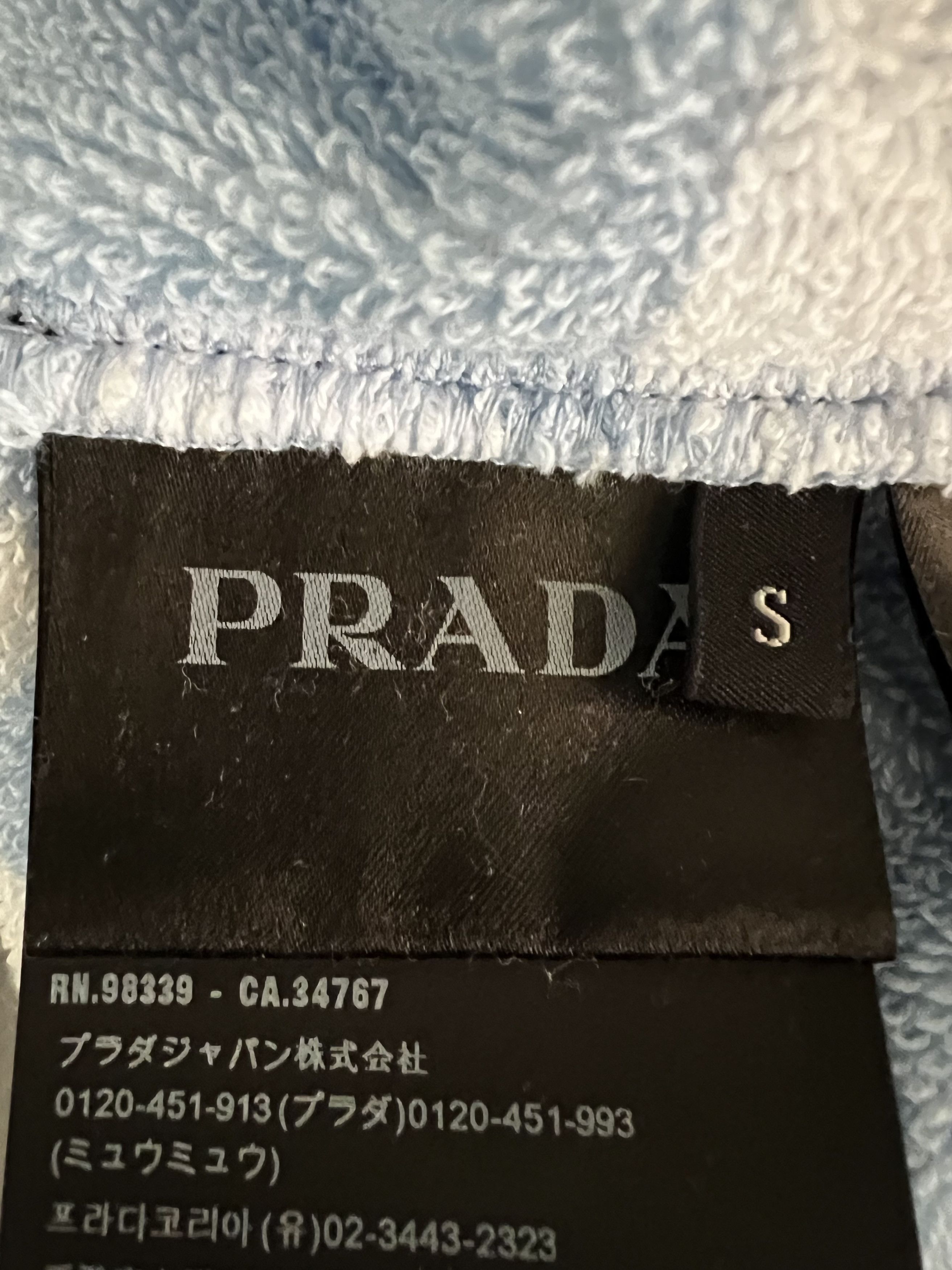 Prada PRINTED TERRY-COTTON HOODIE Size US S / EU 44-46 / 1 - 10 Thumbnail