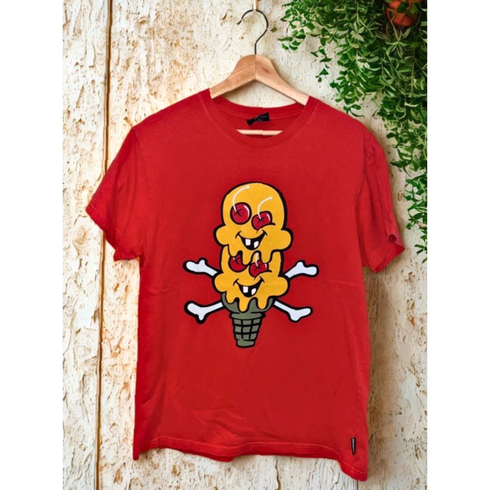 Vintage ICECREAM Billionaire Boys Club Two Scoops Short Sleeve Tee Men’s M Tomato Red Size US M / EU 48-50 / 2 - 4 Thumbnail