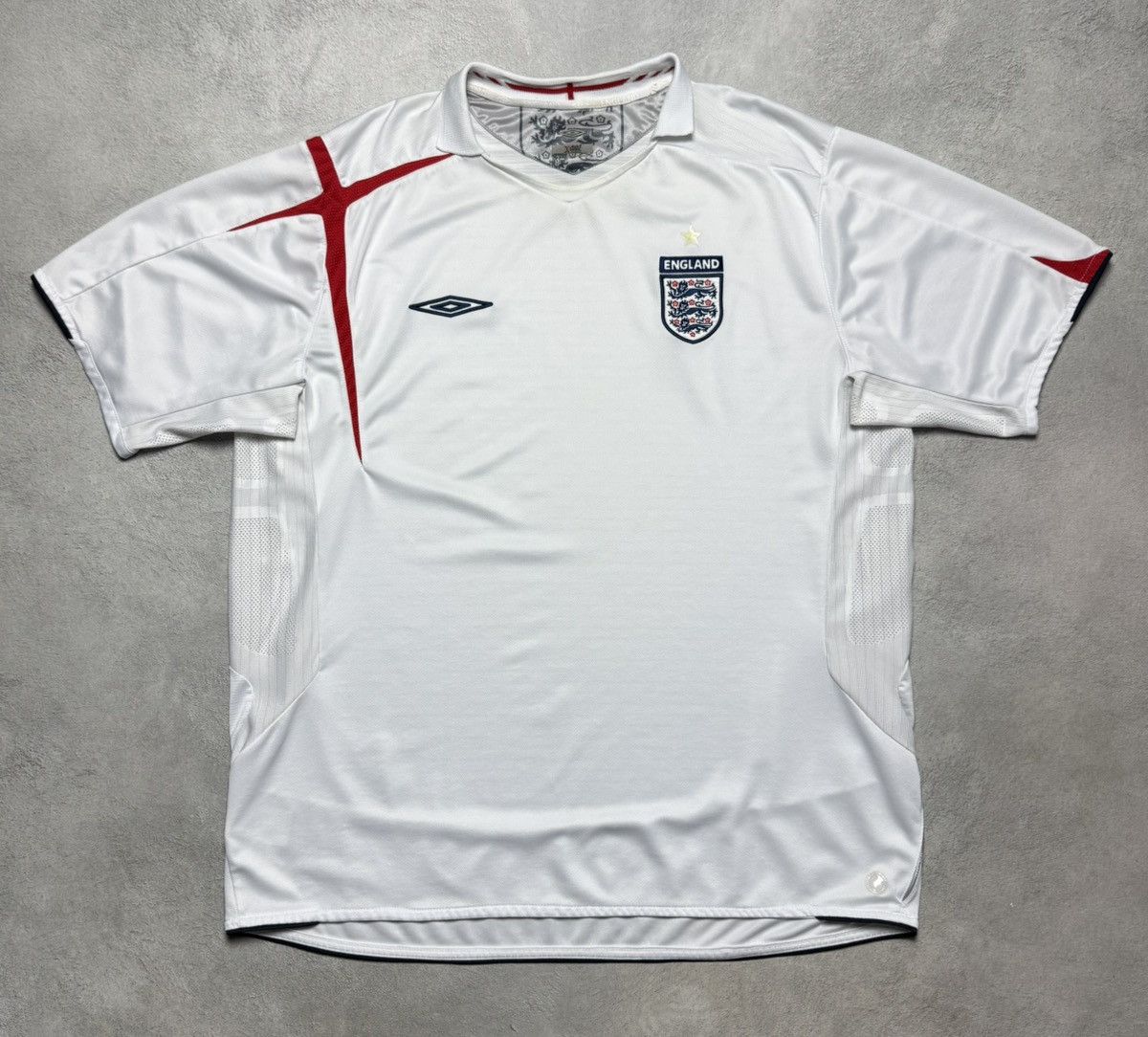 Umbro England 2006 2008 Home Football Shirt Soccer Jersey Umbro Size US XXL / EU 58 / 5 - 1 Thumbnail