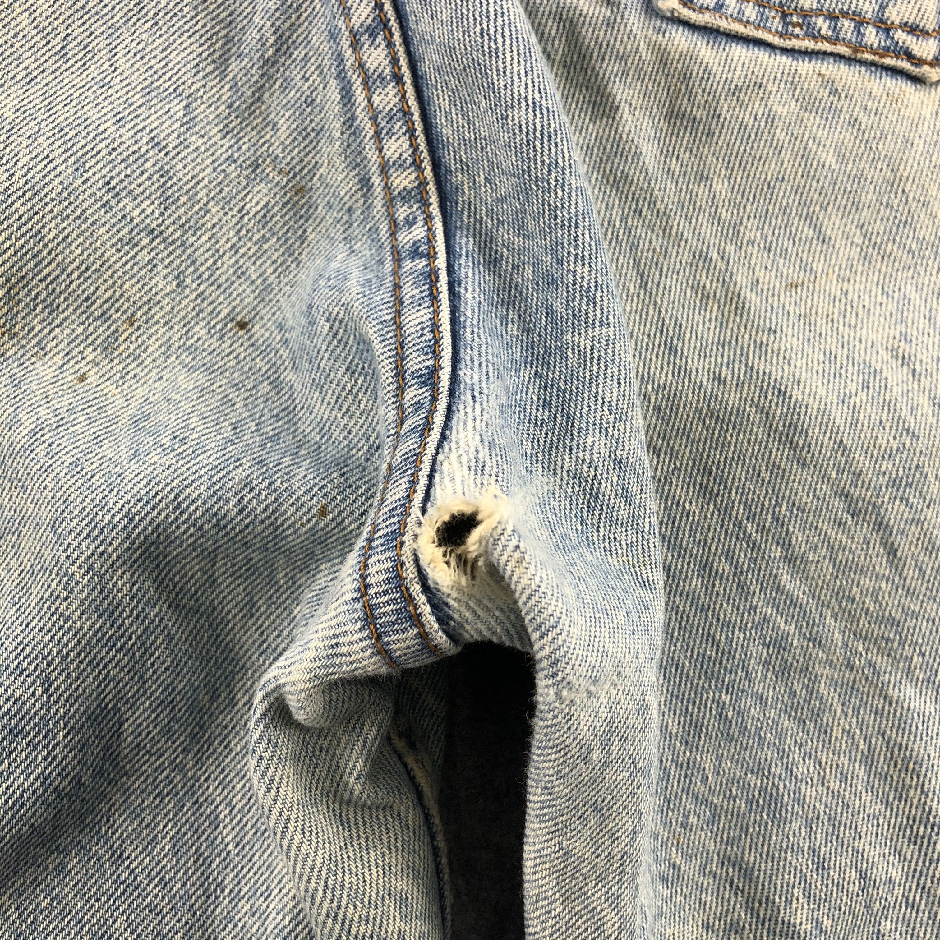 Levi's Vintage 90s Levis 550 Orange Tab Jeans Wash Denim-J989 Size US 36 / EU 52 - 6 Thumbnail