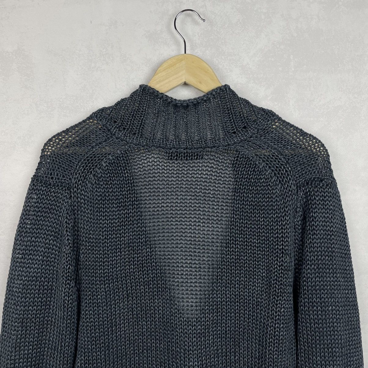 Iris von Arnim Iris Von Arnim Uomo Men’s Net Knit Linen Cardigan Sweater Size US S / EU 44-46 / 1 - 5 Thumbnail