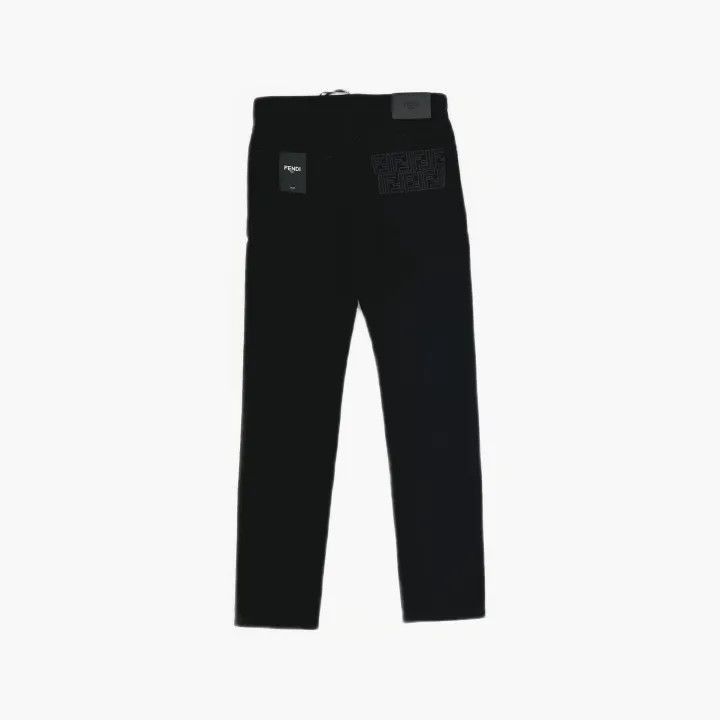 Fendi Fendi FW21 Slim Fit Jeans for Men Black -2507 Size US 30 / EU 46 - 3 Thumbnail