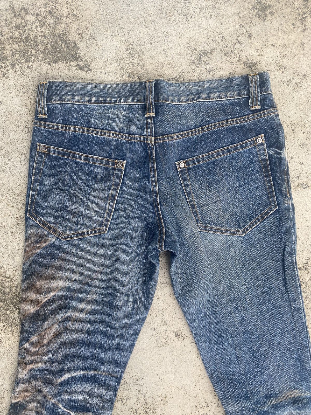 If Six Was Nine × Japanese Brand Flare Jeans Modern Lovers Clawmark Mud Distressd Size US 30 / EU 46 - 22 Thumbnail