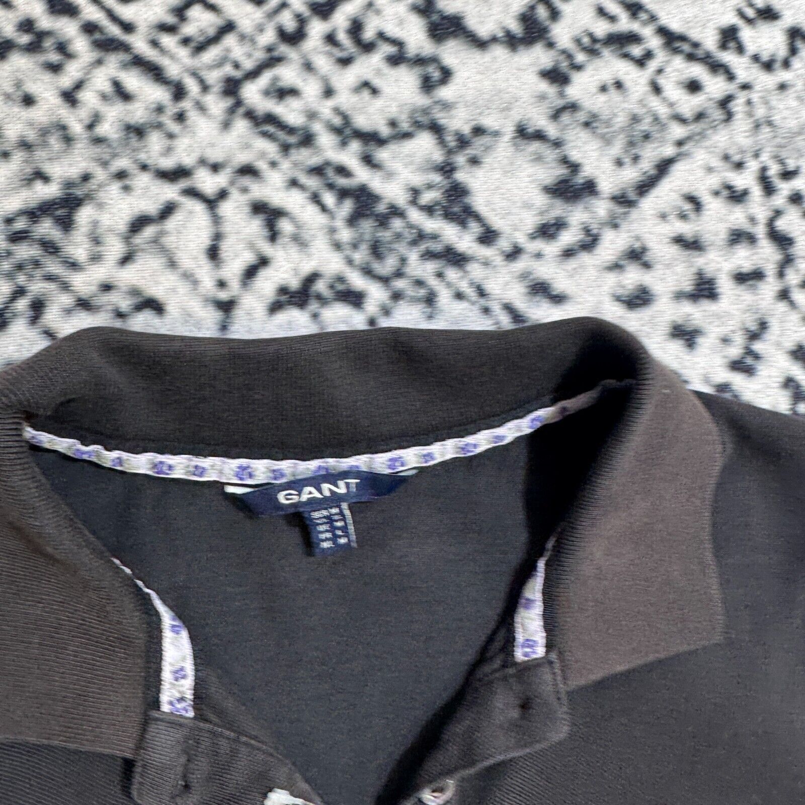 Gant × Vintage Vintage Gant Unisex Black Cotton Polo Shirt Size M Y2K 90s Size US M / EU 48-50 / 2 - 5 Thumbnail