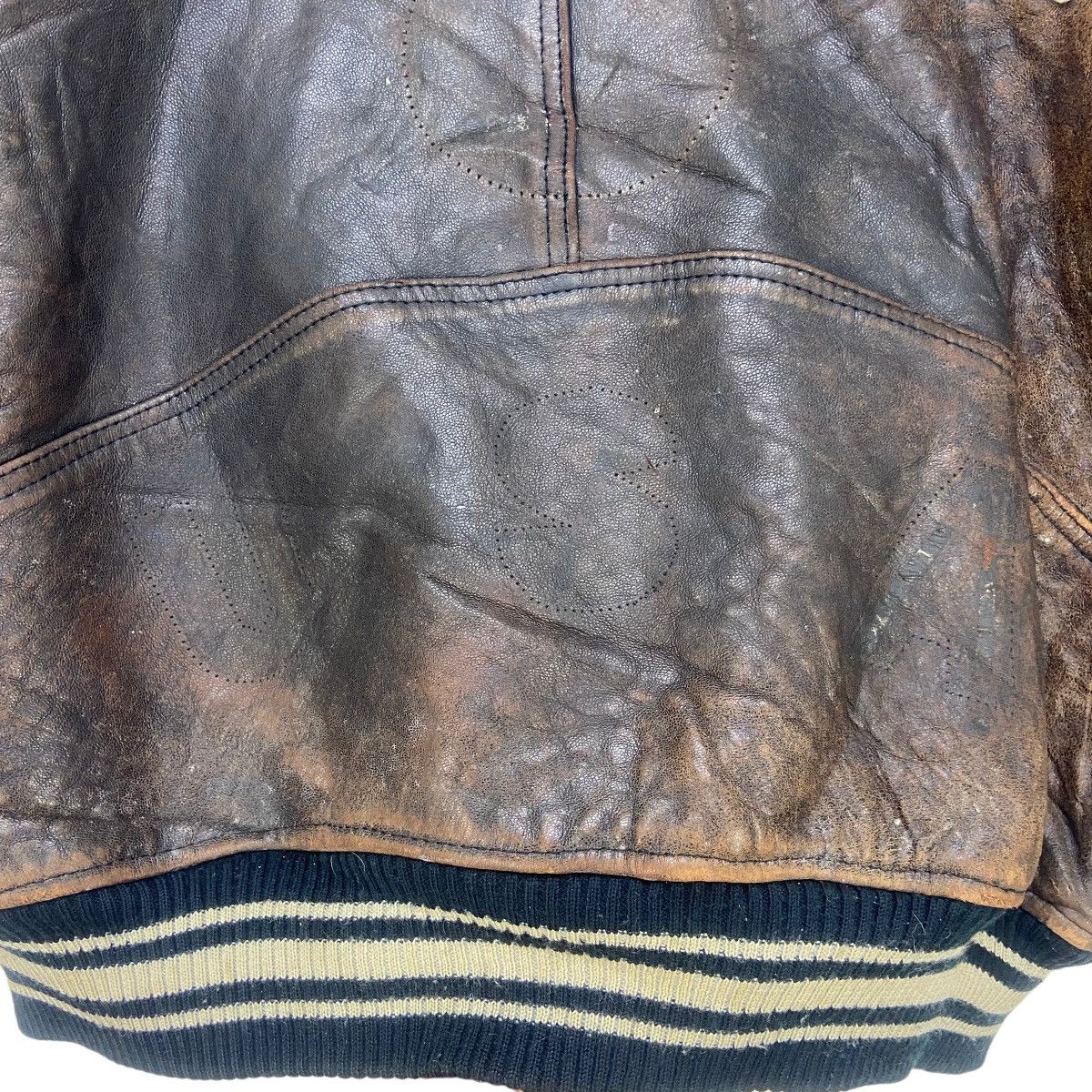 Avirex Vintage Avirex Ltd Normandy Campaign England 1942-43 Leather Size US M / EU 48-50 / 2 - 17 Thumbnail