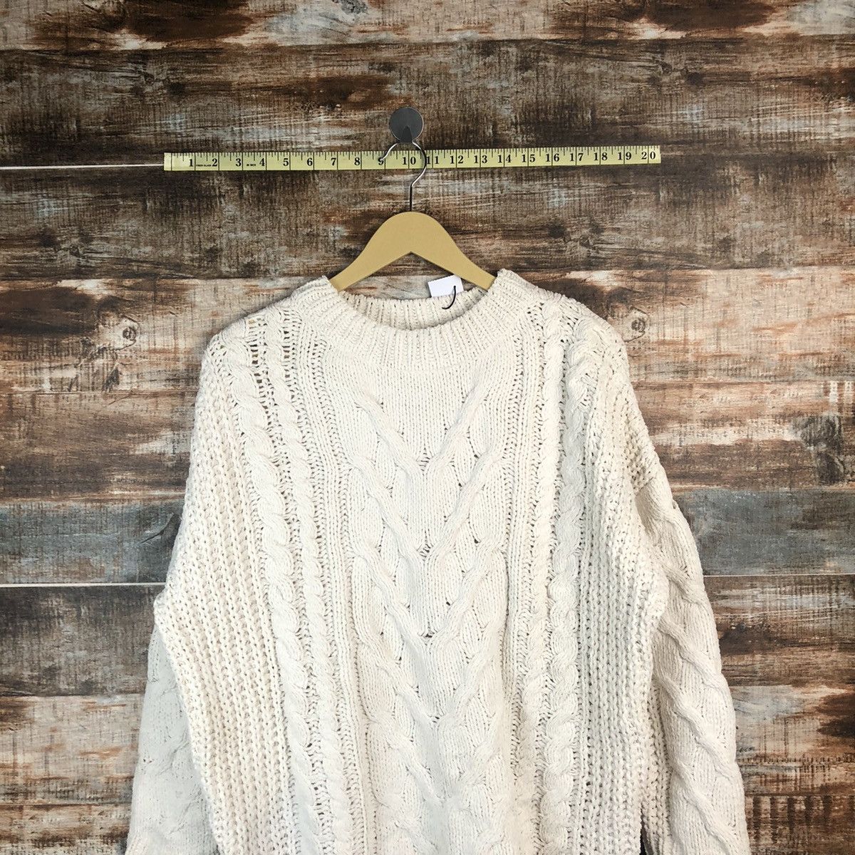 Homespun Knitwear × Japanese Brand Japanese Brand White vintage Knitwear #A1878 Size XL / US 12-14 / IT 48-50 - 2 Thumbnail