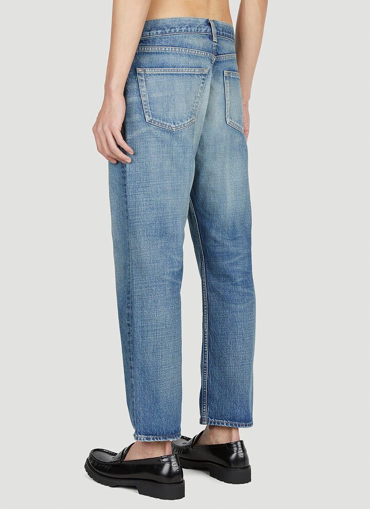 Saint Laurent Paris o1bcso1str0924 Mick Jeans In Vintage in Blue Size US 34 / EU 50 - 3 Thumbnail
